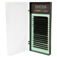 Ресницы на ленте Simona  Perfect Lash, 16линий, 0,15 C-изгиб , MIX