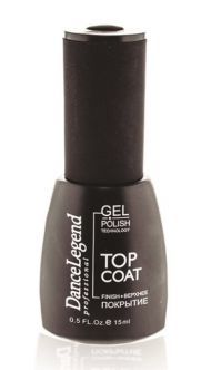Гель-лак для ногтей "Dance Legend" Top Coat gel polish 15мл